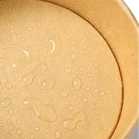 Boîte à lunch jetable ronde personnalisée pour la restauration rapide, conteneur à emporter, assiettes en papier kraft, bols avec couvercle en papier ou en plastique