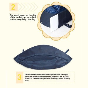 Lit de bébé pliable portable pour la sortie de la maternité et les voyages, lit léger et maniable avec sac de transport pour l'hôpital et la maison - Product Image 5