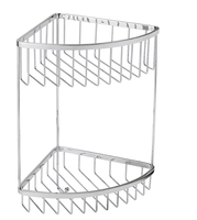 Organisateur mural de salle de bain SIR Modèle 63 en acier inoxydable, support de toilette double angle, directement de l'usine chinoise