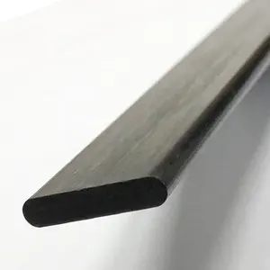 T1.0*3.0mm 12k tiras planas de fibra de carbono pultrudadas Kohlefaserband tira de fibra de carbono