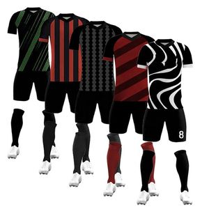 2022 nuevo conjunto de uniforme de fútbol de poliéster transpirable, camiseta de fútbol de equipo de Club más barata para hombres - Product Image 2