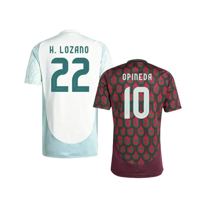 New 2024 2025 Mexico Jersey nhà đi bóng đá Jerseys Mens trẻ em losano chicharito C. Đồng phục áo bóng đá Vela