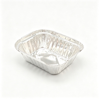 Plaque de cuisson rectangulaire jetable en aluminium de qualité alimentaire pour la restauration et la cuisine domestique