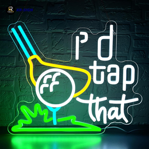 Letrero <span class=keywords><strong>de</strong></span> Neón LED Acrílico Personalizado para Campo <span class=keywords><strong>de</strong></span> Golf, Resistente a los Rayos UV, Irrompible y Ecológico <span class=keywords><strong>de</strong></span> 12 V, Decoración Luminosa para Clubes y Resorts <span class=keywords><strong>de</strong></span> Golf - Product Image 1