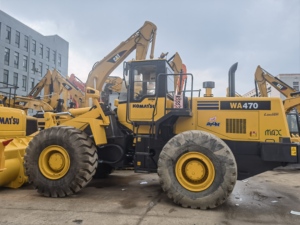 Cargadoras Usadas Komatsu 470, Cargadora de Ruedas Japonesa en Venta, Wa470-3 Wa470-5, Cargadora Komatsu Original Usada de Japón a Bajo Precio - Product Image 4