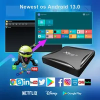 TV Box Android X88 Mini 13 4K de Alta Calidad, 13.0 RK3528 2GB 16GB, WiFi 2.4G y 5G, Reproductor Multimedia, IPTV