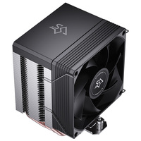 Enfriador de CPU SNOWMAN MX96-V3 SE Sin Luz BK, 6 Tubos de Calor, Ventilador DS90 PWM de 90 mm, 180 W TDP, Disipador de Calor por Aire Sin RGB para Intel AMD Todos los Sockets