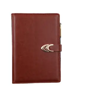 2024 Calendar Refill Note Book A6 Ring A5 Planner Binder Soft Cover Vegan Leather Notebook Promotion Item Luxury Leather Diary