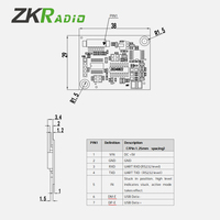 Módulo Lector RFID de Doble Frecuencia ISO14443A/B 13.56mhz 125kHZ