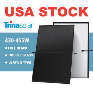 Paneles Solares <span class=keywords><strong>Trina</strong></span> <span class=keywords><strong>Solar</strong></span> de EE. UU., 430W 440W 500W 600W Vertex S+ Totalmente Negros, Bifaciales, Tipo N, Módulo Fotovoltaico de Doble Vidrio para Sistema <span class=keywords><strong>Solar</strong></span> Doméstico - Product Image 1