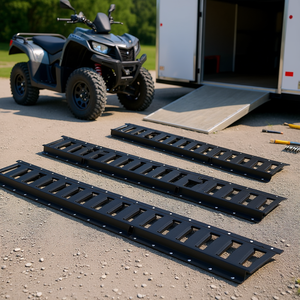 D0100HAD1MU Kit de rieles de sujeción E-Track, rieles de acero de 5 pies para motocicletas y vehículos todoterreno - Product Image 2