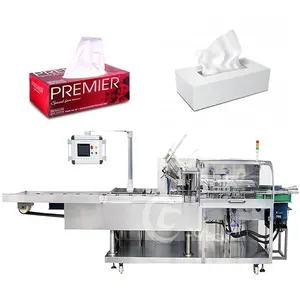 Nieuw Type Automatische Kleine Tissues Papier Kartonnen Doos Verpakkingsmachine