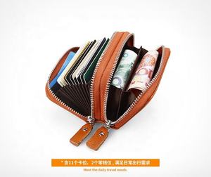 กระเป๋าสตางค์หนังวัวแท้สำหรับผู้หญิง ป้องกัน RFID  ใส่บัตรได้ - Product Image 4