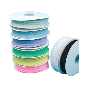 Polyester căng đàn hồi Ribbon DIY Thủ công mỹ nghệ Webbing với <span class=keywords><strong>TRIM</strong></span> Ren Vải cho các dự án sáng tạo hai mặt căng ban nhạc - Product Image 3