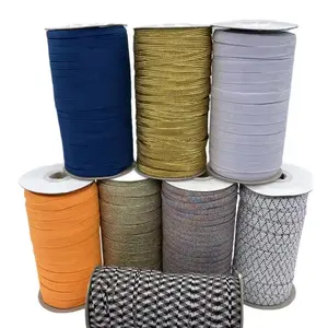 Высококачественная цветная плетеная эластичная лента на заказ для упаковки книг