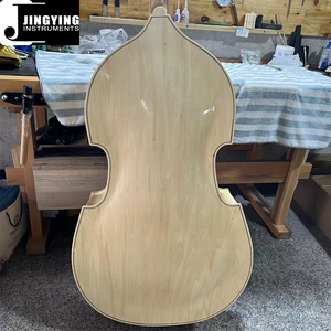 Instrumentos de cuerda de música Jingying 2024, placa de presión de ribete barniz hecho a mano contrabajo - Product Image 5