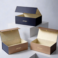 Cajas de Regalo de Papel Personalizadas con Logotipo, Plegables, Magnéticas, de Lujo, para Zapatos, Ropa, Sombreros, Cosméticos, Vestidos de Boda, Navidad