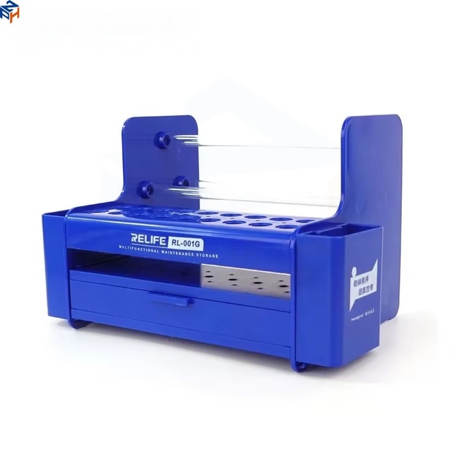Mobile Phone Maintenance Parts Collection Sets Relife Rl-001G Multifunction Storage Box Detachable Storage Holder Rack Tools