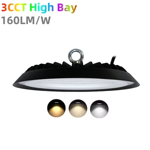 Nueva Lámpara LED High Bay UFO de Energía Verde, <span class=keywords><strong>Precio</strong></span> de Fábrica, 160lm/w, para Taller, IP65, 150W, 120W, 100W, 3CCT Seleccionables en Uno - Product Image 2