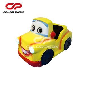 Colorful Park Cartoon Smiling Face Car Kiddie Ride Commercial Coin Operated Children Rocking Ride Arcade Equipment - Product Image 1