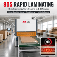 Presse à panneaux de bois PLC JYC pour la fabrication de portes en bois – Offre spéciale usine de meubles