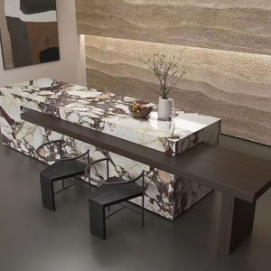 <span class=keywords><strong>Top</strong></span> đếm Nâu thiêu kết đá cẩm thạch tấm tấm bền hiện đại đánh bóng biệt thự ngoài trời KHÁCH SẠN CĂN HỘ Nhà Bếp Máy tính để bàn - Product Image 1