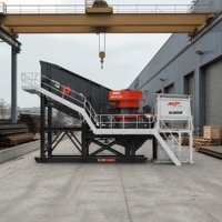 Module de concassage et de criblage modulaire 105-420tph, installation sur site sans fondation en béton ni grue de levage