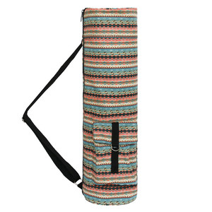 Bolsa de yoga de nailon rectangular resistente al agua con cierre de cremallera para práctica y almacenamiento de yoga - Product Image 3