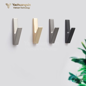 Black Zinc Alloy Wall-Mounted <b>Hooks</b> for Bathroom & <b>Kitchen</b> Metal Door <b>Hook</b> for Clothing Organisation - Product Image 6