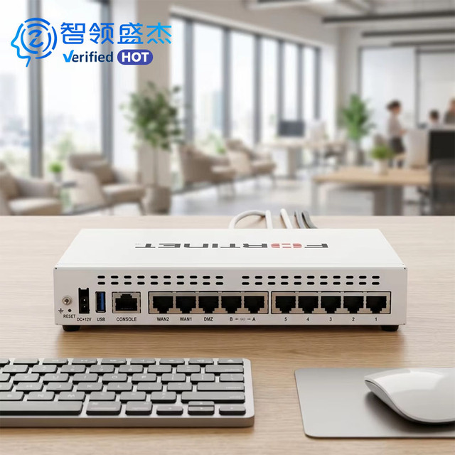 FortiGate 60F Series Network Security Firewall Appliance with 10x GE RJ45 Ports High Performance Security Processor Device