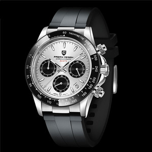 Diseño Pagani de alta calidad 1664, relojes de cuarzo de moda para hombre, relojes impermeables de día <span class=keywords><strong>y</strong></span> semana para hombre, relojes de pulsera de cuarzo con correa de silicona - Product Image 6