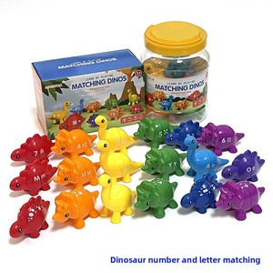 Juguete Educativo Montessori <span class=keywords><strong>de</strong></span> <span class=keywords><strong>Dinosaurios</strong></span> y Unicornios con Alfabeto y Números <span class=keywords><strong>para</strong></span> Niños Pequeños, Desarrollo <span class=keywords><strong>de</strong></span> Habilidades Motoras Finas - Product Image 1