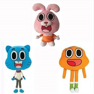 3pcs Cute Cat Bunny Cartoon Super Soft Plush Stuffed Toy Doll Birthday Gift for Kids - Product Image 1