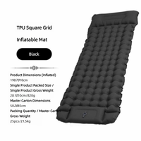 Matelas de couchage gonflable pour le camping, matelas pneumatique imperméable, équipement de camping pliable pour les voyages, l'escalade et la randonnée