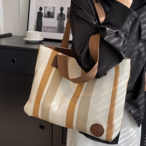 Sacs fourre-tout pour femmes, option bandoulière, sacs <span class=keywords><strong>de</strong></span> shopping durables, sacs fourre-tout fonctionnels en toile, sacs fourre-tout tendance pour le travail et l'école - Product Image 1