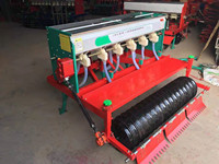 Semoir à maïs à six rangs entraîné par une prise de force (PTO) à haute productivité avec capacité d'interculture pour tracteurs de taille moyenne et semoirs et repiqueuses
