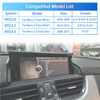 CarPlay nirkabel NTG 3.0 3.5 4.0 Untuk Benz E GLK S class W221 2006-11 tahun Android Mirror Link AirPlay fungsi CarPlay