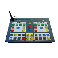 Affiche numérique LED mobile Tableau d'affichage de basket-ball Intérieur/extérieur Portable Minuterie intégrée Buzzer Gestion de contenu à distance pour