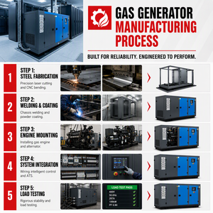 Générateur diesel électrique super silencieux Cummins Weichai Perkins, options de 25 kVA à 400 kVA avec ATS, fréquence 50/60 Hz, faible régime - Product Image 3