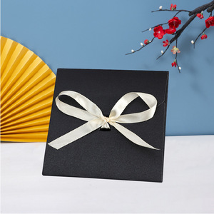 Sac de poche en papier Kraft avec nœud, <span class=keywords><strong>mouchoir</strong></span>, foulard en soie, boîtes d'emballage, carte cadeau, boîte d'enveloppe - Product Image 5