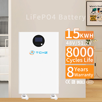 Batterie LiFePO4 48V 51.2V 280Ah 314Ah avec onduleur pour système domestique et véhicule électrique, certifiée CE, 10 ans d'expérience usine, 15kW 20kW 30kW