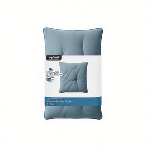 Cuscino per Seduta in Ciniglia Poliestere, Durezza Media, Imbottitura in Poliestere, Monocolore - Product Image 1