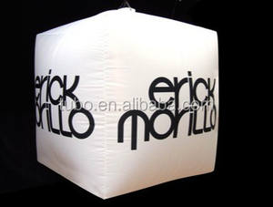 <span class=keywords><strong>Bola</strong></span> inflable gigante personalizada, <span class=keywords><strong>cubo</strong></span> <span class=keywords><strong>Rubik</strong></span> mágico para publicidad colgante - Product Image 3