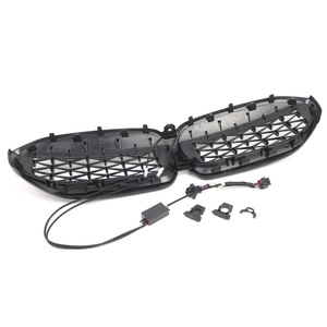 Bmw G20 Grille With Led Meteor Effect Glossy Black <b>Bumper</b> Installation 2018-2022 - Product Image 3