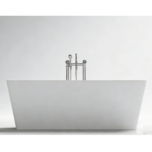 Baignoire compacte en acrylique pour trempage profond, écologique, portable, avec drain, idéale pour les salles de bain d'appartement - Product Image 3