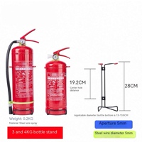 Support de protection contre l'incendie personnalisé XF avec crochet de support de suspension fixe pour 1kg 2kg 3kg 4kg 5kg accessoire d'extincteurs