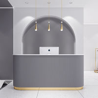 Comptoir d'Accueil Haut de Gamme pour Bureau, Salon de Coiffure et d'Esthétique, ou Onglerie