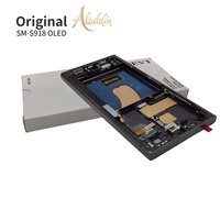 Pack de Servicio Soft OLED S918 con Pantalla LCD para Samsung Galaxy S23 Ultra, Piezas de Reparación para Teléfono Móvil, Ensamblaje de LCD con Marco