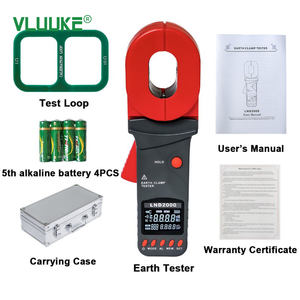VLUUKE LND2000 מד התנגדות קרקע דיגיטלי נייד, ציוד בדיקה חשמלי - Product Image 2
