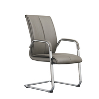 Chaises de bureau en cuir PU, de haute qualité, Design moderne, sans roues, prix d'usine